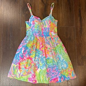 Lilly Pulitzer Ardleigh lovers coral dress SZ 2